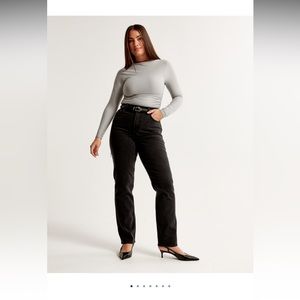 Abercrombie & Fitch Curve Love Ultra High Rise 90s Straight jeans